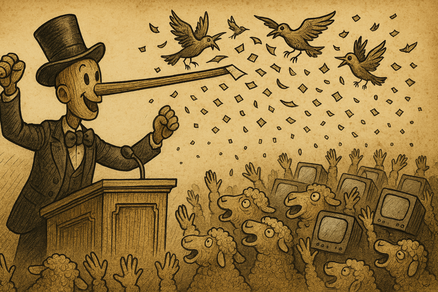 The Adventures of Pinocchio in Politics – How Democracies Go Willingly Into That Good Night